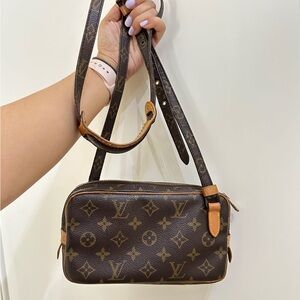 Louis Vuitton Monogram Canvas Pochette Marly Bandouliere